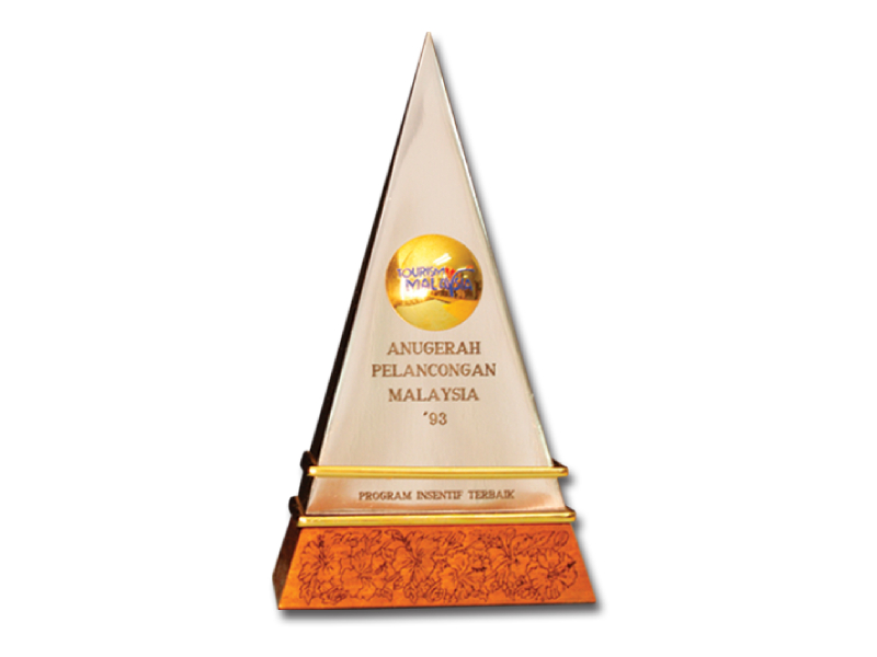 Tourism Malaysia Gold Award - Best Tour Operator, 1993